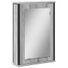 Bathroom Mirror Cabinet Grey Sonoma - 42x12x60 cm