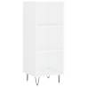 Stylish Highboard White 34.5x34x180 cm - Elegant Storage Solution