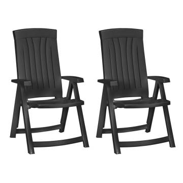 Keter Reclining Garden Chairs Corsica - 2 pcs Grey