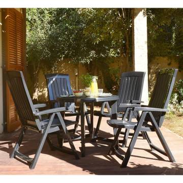 Keter Reclining Garden Chairs Corsica - 2 pcs Grey