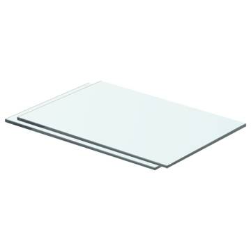 Modern Glass Shelves 40x20 cm - 2 Pcs Panel | Hipo Market