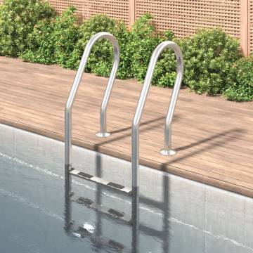 Pool Ladder 54x38x158 cm - Durable 304 Stainless Steel