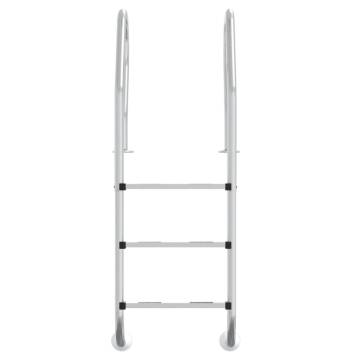 Pool Ladder 54x38x158 cm - Durable 304 Stainless Steel