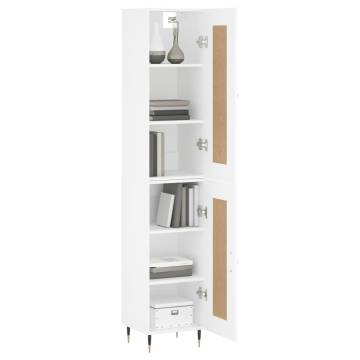 Elegant Highboard in White - Stylish Storage Solution