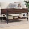 Stylish Brown Oak Coffee Table - 100x50x50 cm