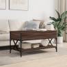 Stylish Brown Oak Coffee Table - 100x50x50 cm