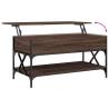 Stylish Brown Oak Coffee Table - 100x50x50 cm