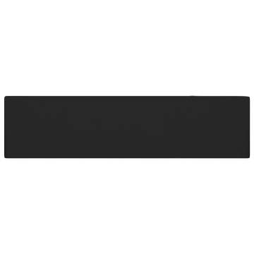 Contemporary Bathroom Sink with Overflow - Matt Black Ceramic