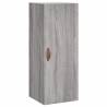 Stylish Highboard Grey Sonoma - 34.5x34x180 cm | Hipo Market