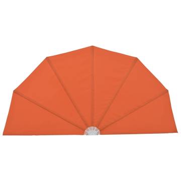 Collapsible Terrace Side Awning Terracotta - 160 cm