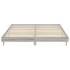 Grey Sonoma Bed Frame 200x200 cm | Durable Engineered Wood