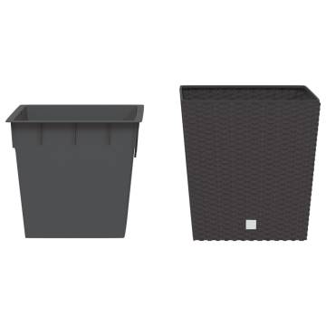 Rattan Planter with Removable Inner - 21/32L Brown
