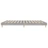 Grey Sonoma Bed Frame 200x200 cm | Durable Engineered Wood