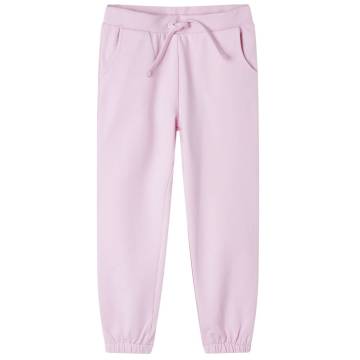 Kids' Sweatpants Light Pink 128 - Affordable Kids Wear