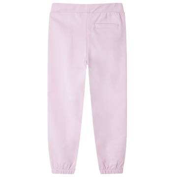 Kids' Sweatpants Light Pink 128 - Affordable Kids Wear