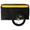 Bike Trailer Black and Yellow - 45 kg Iron | Hipo Market