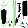 Inflatable Stand Up Paddle Board Set Green and White Colour green Size 390 x 81 x 10 cm 