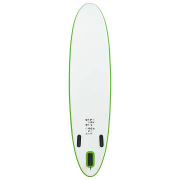 Inflatable Stand Up Paddle Board Set - Green and White