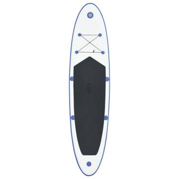 Stand Up Paddle Board Set - Inflatable SUP Surfboard - Blue/White