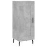 Stylish Highboard Concrete Grey - 34.5x34x180 cm