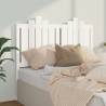 Bed Headboard White 126x4x110 cm Solid Wood Pine Colour white Size 126 x 110 cm Quantity in Package 1 