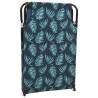 Folding Sun Lounger - Steel Leaf Pattern | HipoMarket