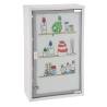 HI Medicine Cabinet 30x15x50 cm Stainless Steel Colour multicolour Number of 1 