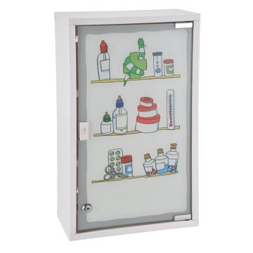 HI Medicine Cabinet - Stainless Steel 30x15x50 cm | HipoMarket