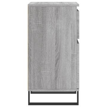 Stylish Grey Sonoma Sideboard - 40x35x70 cm - Hipomarket