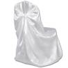 White Chair Covers for Wedding Banquet - Set of 12