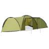 Camping Igloo Tent 650x240x190cm 8 Person Green Colour green Number of 1 Number of Doors Number of Rooms 