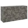 Gabion Wall with Covers - Galvanised Steel 200x60x100 cm