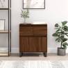 Sideboard Brown Oak 60x35x70 cm Engineered Wood Colour brown oak Quantity in Package 1 