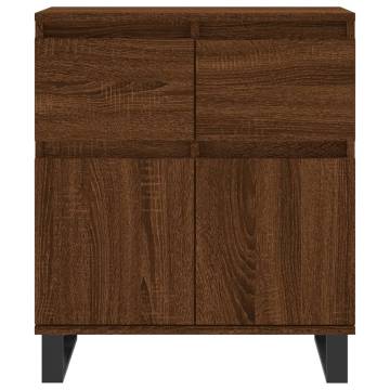 Stylish Brown Oak Sideboard - 60x35x70 cm | Hipo Market