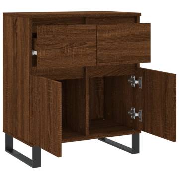 Stylish Brown Oak Sideboard - 60x35x70 cm | Hipo Market