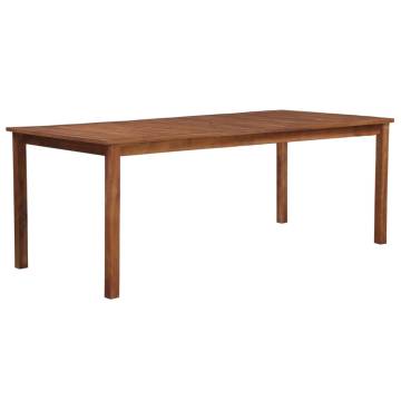 Garden Table 200x100 cm - Solid Acacia Wood | HipoMarket