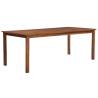 Garden Table 200x100x74 cm Solid Acacia Wood Size 200 x 100 x 74 cm Quantity in Package 1 