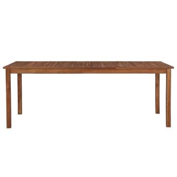 Garden Table 200x100 cm - Solid Acacia Wood | HipoMarket