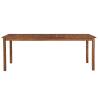 Garden Table 200x100 cm - Solid Acacia Wood | HipoMarket