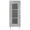 Stylish Concrete Grey Sideboard - 34.5x34x90 cm