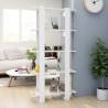 Book Cabinet/Room Divider High Gloss White 80x30x160 cm Colour high gloss white Quantity in Package 1 