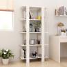 High Gloss White Book Cabinet/Room Divider - 80x30x160 cm