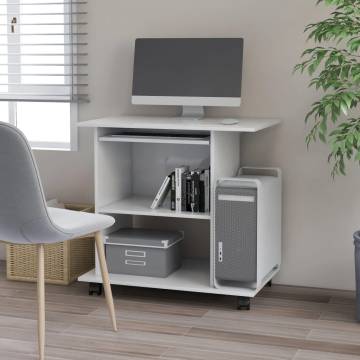 Stylish White Computer Desk 80x50 cm | Hipomarket