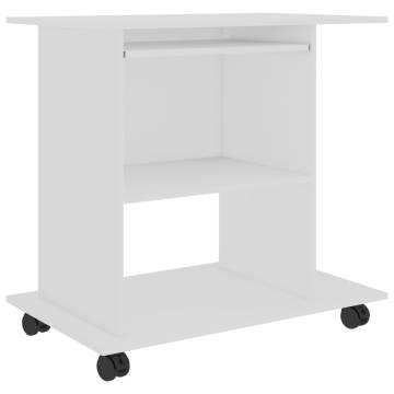 Stylish White Computer Desk 80x50 cm | Hipomarket