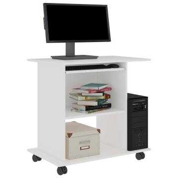 Stylish White Computer Desk 80x50 cm | Hipomarket