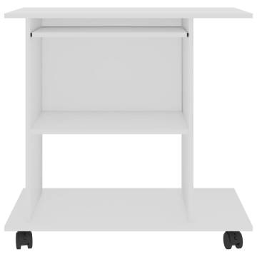 Stylish White Computer Desk 80x50 cm | Hipomarket