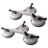 ProPlus Vacuum Lifters with 3 Suction Cups 2 pcs Aluminium Colour white Quantity in Package 2 Model 3-in-1 