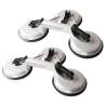 ProPlus Vacuum Lifters with 3 Suction Cups - Aluminium (2 pcs)