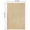 Rectangular Natural Cotton Rug 160x230 cm | Hipomarket