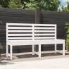 Garden Bench White 157.5 cm Solid Wood Pine Colour white pine Size 157.5 x 48 x 91.5 cm Quantity in Package 1 Number of 